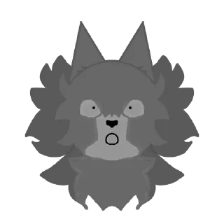 😮 emoji Волк Крохмаль @WildCraftik1 Telegram sticker 9 of 46