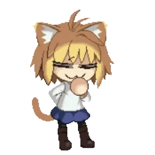 🌟 emoji {Неко арк / Neco arc} @AkiruLs Telegram sticker 16 of 20