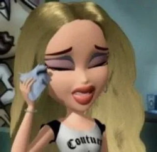 😢 emoji Bratz искусство Telegram sticker 21 of 24