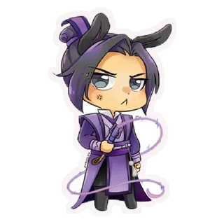 ❤️ emoji @anime_stickerr Магистр дьявольского культа Telegram sticker 7 of 40