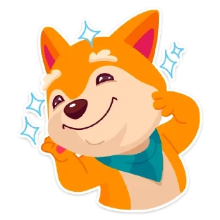 🌟 emoji Песик Telegram sticker 12 of 15