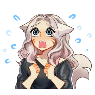 😱 emoji Мелоди - @tg_sticks Telegram sticker 15 of 26