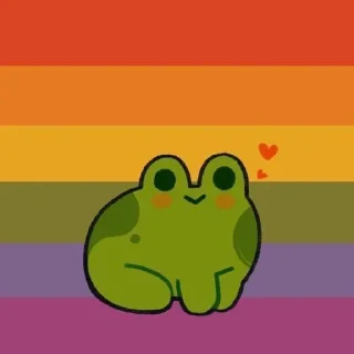 🏳️‍🌈 emoji жабки💚@ehwhy Telegram sticker 14 of 27