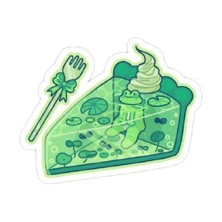 🍰 emoji жабки💚@ehwhy Telegram sticker 13 of 27