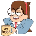 😎 emoji Mabel🌟by @mlOobot Telegram sticker 8 of 50