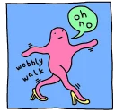👠 emoji Blobby💛 by @mlOobot Telegram sticker 11 of 58