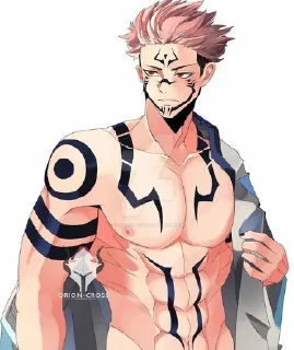 💪 emoji Магическая битва Telegram sticker 12 of 14