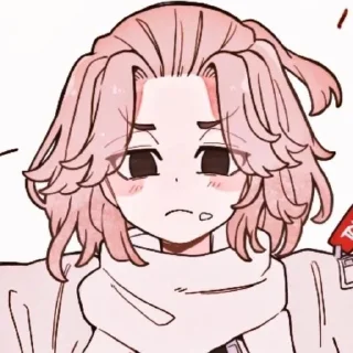 🙁 emoji ★ : Chibi Sano || @sabbiix Telegram sticker 22 of 23