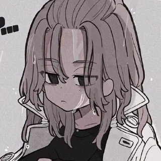 😔 emoji ★ : Chibi Sano || @sabbiix Telegram sticker 17 of 23