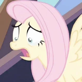 😱 emoji fluttershy 💋ྀི Telegram sticker 18 of 22