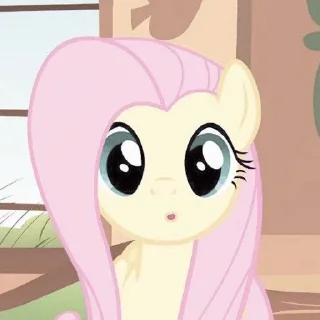 😲 emoji fluttershy 💋ྀི Telegram sticker 16 of 22