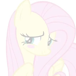 😊 emoji fluttershy 💋ྀི Telegram sticker 7 of 22