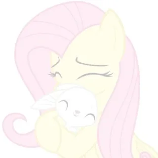 💋 emoji fluttershy 💋ྀི Telegram sticker 10 of 22