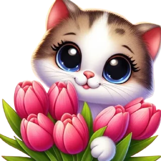 Sticker from @umamari 8 марта
