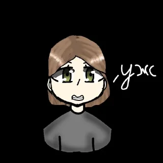 😮‍💨 emoji ✨ Вектор Telegram sticker 15 of 19