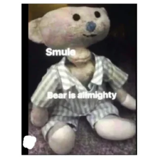 👀 emoji Bear PPK №5 Telegram sticker 18 of 29