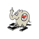 🐘 emoji Antifa Lovers Telegram sticker 12 of 20