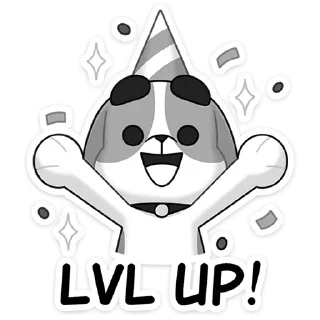 🎉 emoji Пёс • @TgSticker Telegram sticker 19 of 48