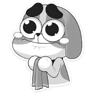 🥺 emoji Пёс • @TgSticker Telegram sticker 13 of 48