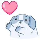❤️ emoji Пёс Полтос от @TgSticker Telegram sticker 8 of 48