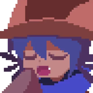😴 emoji Нико ваншот от @Fixgamez Telegram sticker 5 of 78
