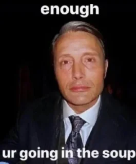 🍜 emoji MadsMikkelsen Telegram sticker 18 of 27