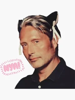 🐱 emoji MadsMikkelsen Telegram sticker 5 of 27