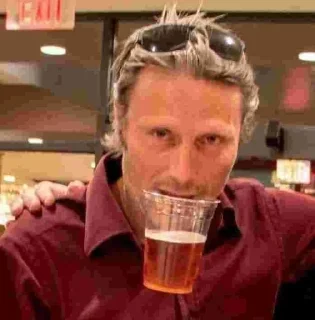 🍻 emoji MadsMikkelsen Telegram sticker 21 of 27