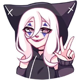 🤡 emoji КатШи без надписей @stickers_vk Telegram sticker 22 of 48