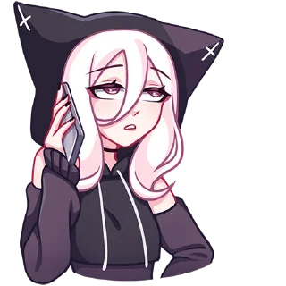 📞 emoji КатШи без надписей @stickers_vk Telegram sticker 17 of 48
