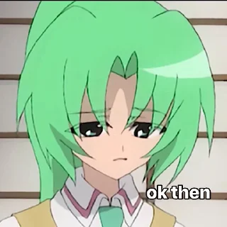 😔 emoji Higurashi Telegram sticker 24 of 28