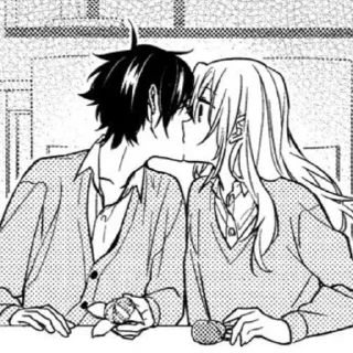 🍥 emoji hori & miyamura Telegram sticker 10 of 79