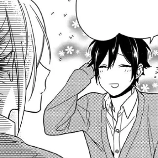 🍥 emoji hori & miyamura Telegram sticker 15 of 79