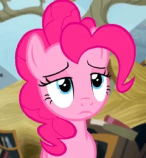 😮 emoji Pinkie Pie | @MLP_AnimatedStickers Telegram sticker 6 of 50