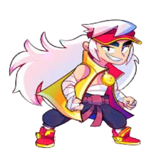 😎 emoji Fang, by: @brawlakknews Telegram sticker 6 of 8