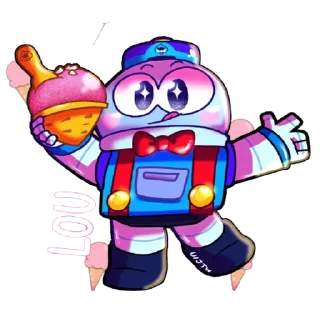 🍡 emoji Lou, by: @brawlakknews Telegram sticker 15 of 16