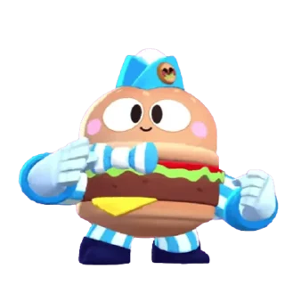 🍔 emoji Lou, by: @brawlakknews Telegram sticker 11 of 16