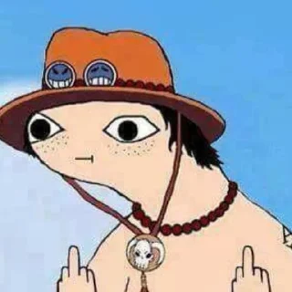 🖕 emoji Ace Telegram sticker 19 of 55