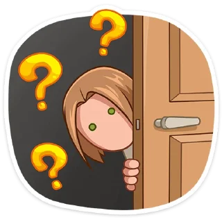 ❓ emoji Леон Скотт Кеннеди @tgsticker Telegram sticker 6 of 49