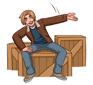 Sticker from Леон Скотт Кеннеди @tgsticker