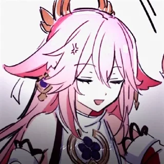 🌟 emoji Yae miko Telegram sticker 5 of 20