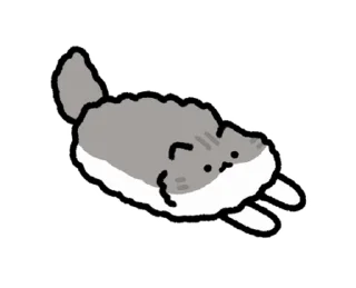 🐈‍⬛ emoji ꒰@ofigila꒱ : 고양이 ! Telegram sticker 19 of 23
