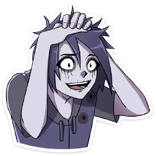 😳 emoji Зомби Зак от @stickers_vk Telegram sticker 13 of 48