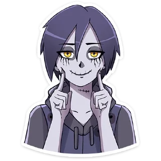 🙂 emoji Зомби Зак от @stickers_vk Telegram sticker 15 of 48