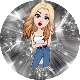 🤗 emoji Ledi by @margoshakisl Telegram sticker 24 of 25