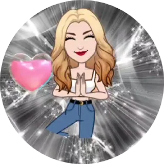 😌 emoji Ledi by @margoshakisl Telegram sticker 21 of 25