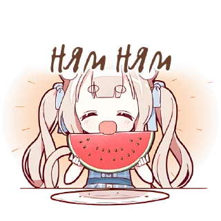 Sticker from Летние Некомими @Nyasticks