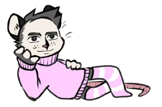 😏 emoji ADHD bastard by @KeeSandwich Telegram sticker 17 of 42
