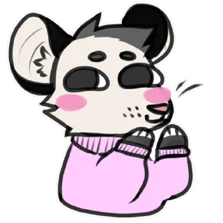 🤭 emoji ADHD bastard by @KeeSandwich Telegram sticker 7 of 42