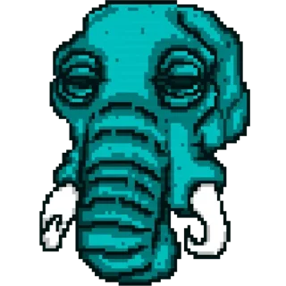 🐘 emoji Hotline Miami Telegram sticker 6 of 33